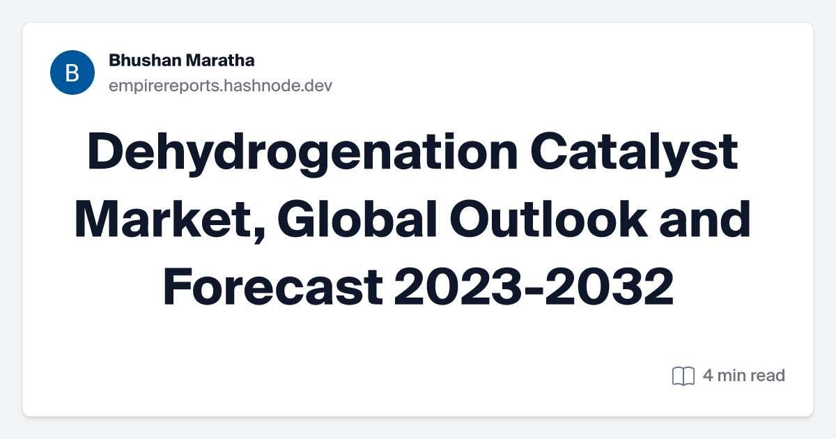 Dehydrogenation Catalyst Market, Global Outlook and Forecast 2023-2032